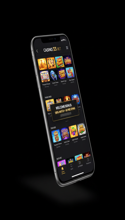Casino 33 Bet Casino en smartphone